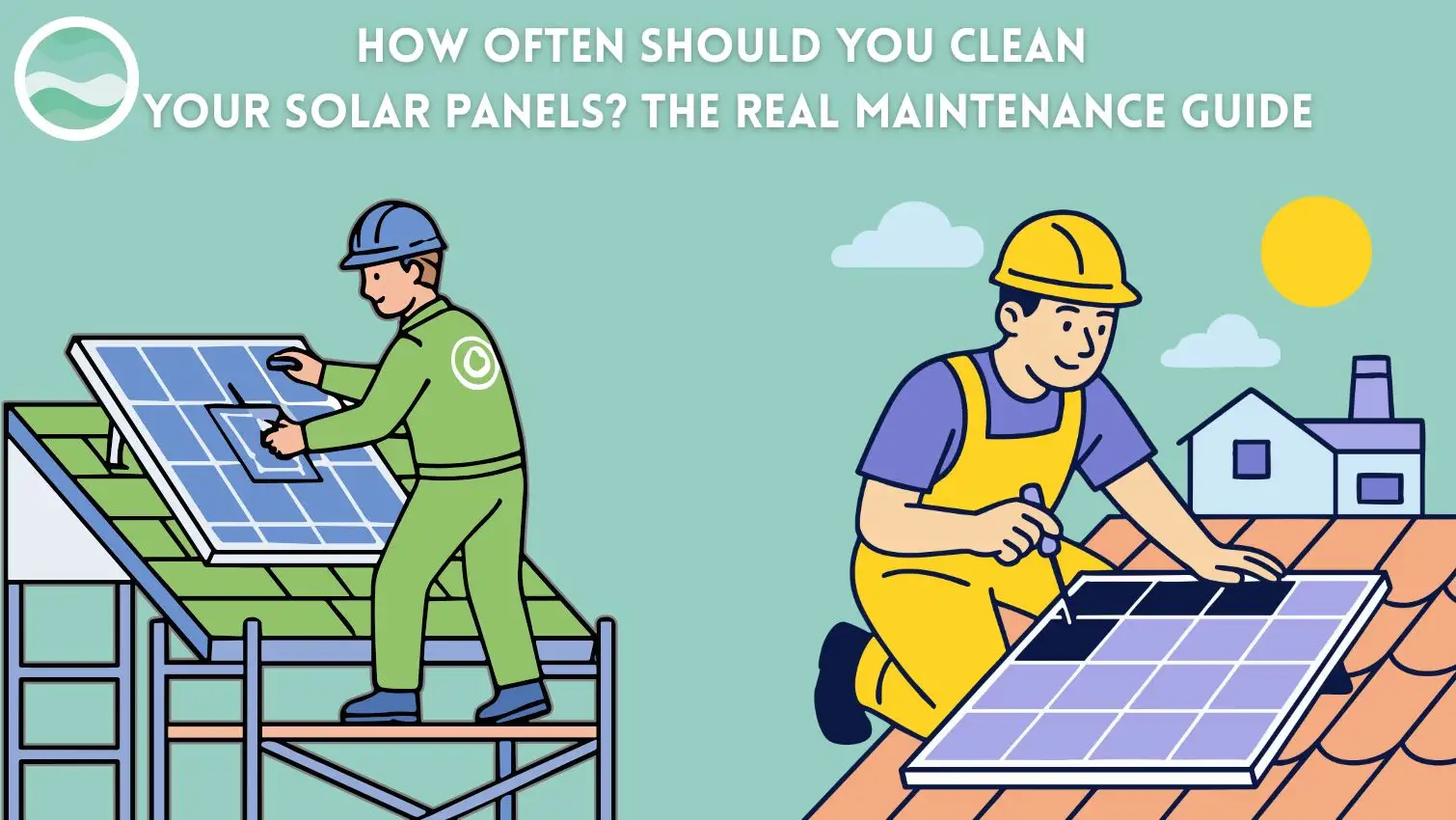 Banner image for blog " How often should you clean solar panels"